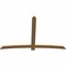 Ekena Millwork Bellingham Timber Gable Bracket, Western Red Cedar, 96"W x 64"H x 1 1/2"D x 5 1/2"F, 16/12 Pitch GBW096X64X0206BEL00SWR - alternate 2